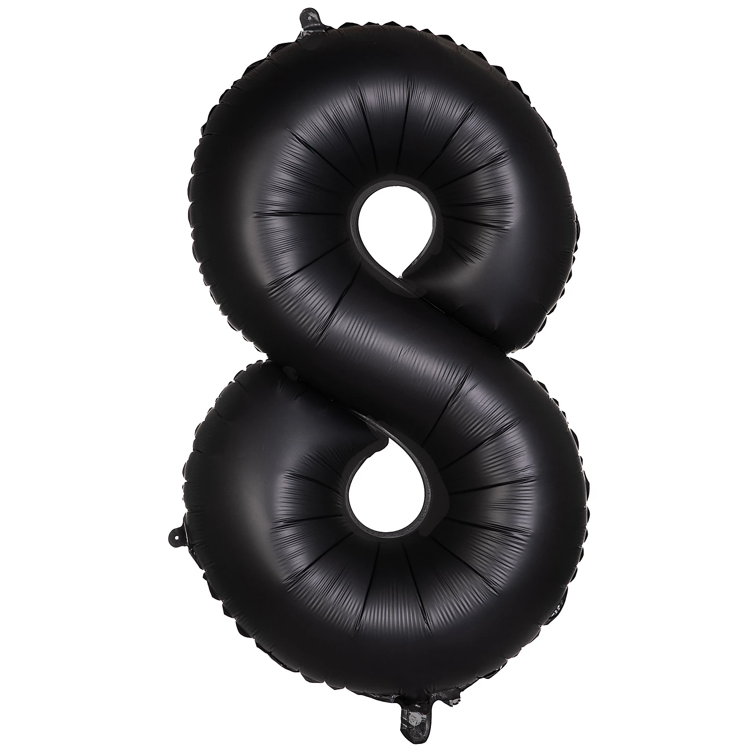 Ballon hélium chiffre "8", noir, 86 cm