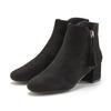 Stiefelette LASCANA, Damen, Gr. 41, schwarz, Obermaterial: 100% Textilmaterial. Futter: 100% Textilmaterial. Decksohle: 100% Lederimitat. Laufsohle: 100% Synthetik, unifarben, casual, Schuhe, Stiefel, Boots mit bequemem Blockabsatz VEGAN