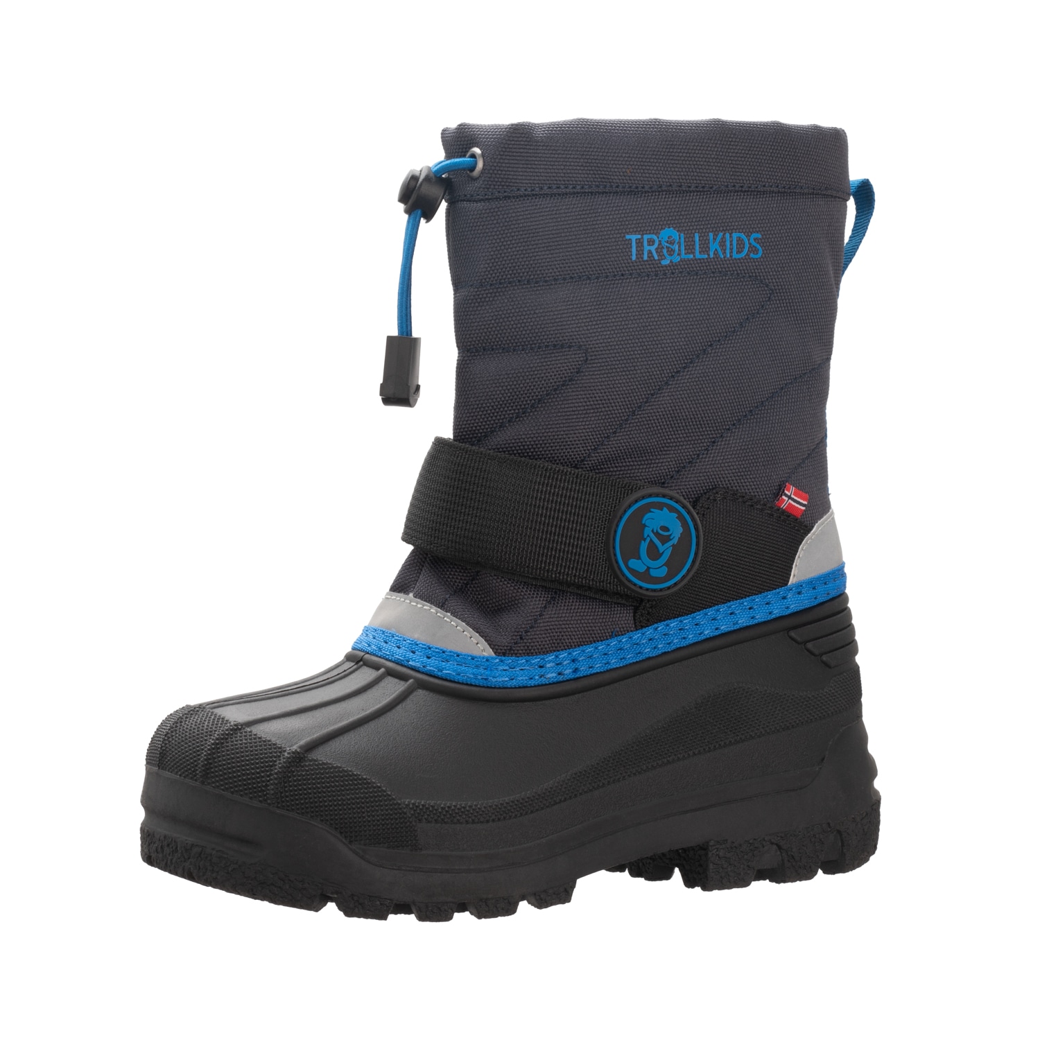 Snowboots TROLLKIDS "Telemark Winter PRO", Gr. 36, blau (navy, medium blau), Synthetik, mehrfarbig, Schuhe, wasserfest, Schnellverschluss, reflektierende Details Image