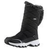 Snowboots KIDSWORLD "Randers", Kinder, Gr. 40, schwarz, Nylon, Lederimitat, casual, Schuhe, Winterstiefel, Klettstiefel mit wasserabweisender Comfortex-Membrane