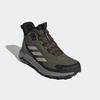 Wanderschuh ADIDAS TERREX "TERREX ANYLANDER MID RAIN.RDY", Gr. 48, grün (olive strata, wonder beige, core schwarz), Textil, sportlich, Schuhe, wasserdicht
