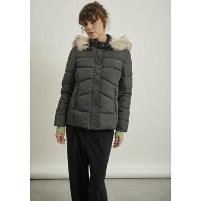 Steppjacke HAILY’S "LS P JK Am44y", Damen, Gr. M (38), grau (dgrau), Web, Steppware, Obermaterial: 100% Polyester, unifarben, modisch, Langarm, Jacken Image