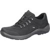 Sneaker WALDLÄUFER "HAYO", Herren, Gr. 8,5 (42,5), blau (nachtblau), Nubukleder, unifarben, sportlich, Schuhe, Freizeitschuh, Halbschuh, Schnürschuh in Bequemweite G (= weit)