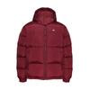 Steppjacke TOMMY JEANS "TJM ALASKA PUFFER EXT", Herren, Gr. M, rot (deep rouge), Web, Obermaterial: 100% Polyester, casual, Langarm, Jacken