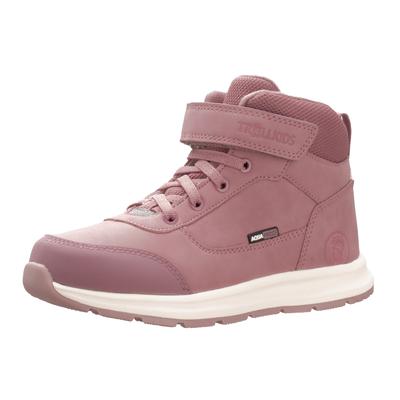 Sneakerboots TROLLKIDS "KIDS STAVANGER MID CUT XT", Gr. 30, pink (pink dawn), Textil, Synthetik, mehrfarbig, sportlich, Schuhe, wasserdicht, Klettverschluss, reflektierende Details Image