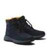 Schnürboots TIMBERLAND "KILLINGTON TREKKER MID LACE UP SNEAKER", Gr. 38, blau (navy), Leder, Synthetik, sportlich, Schuhe, Winterschuhe, Sneakerboots, Winterboots