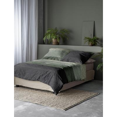 Bettwäsche IRISETTE "Koala 8430", grün, B/L: 155cm x 220cm, , Feinbiber, B/L: 80cm x 80cm, Feinbiber, Obermaterial: 100% Baumwolle, Bettwäsche, kuschelig weiche Winterbettwäsche, hochwertig, Flanell Image