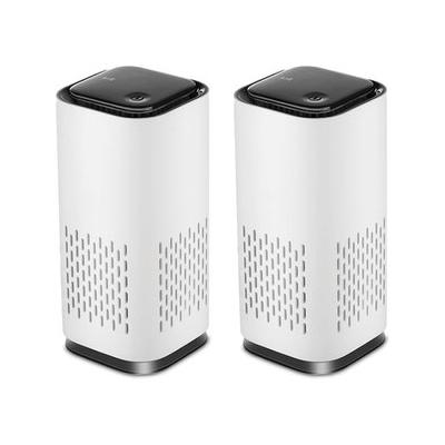 Kiki PURE A1 Mini HEPA Portable Air Purifier, White, 2 count