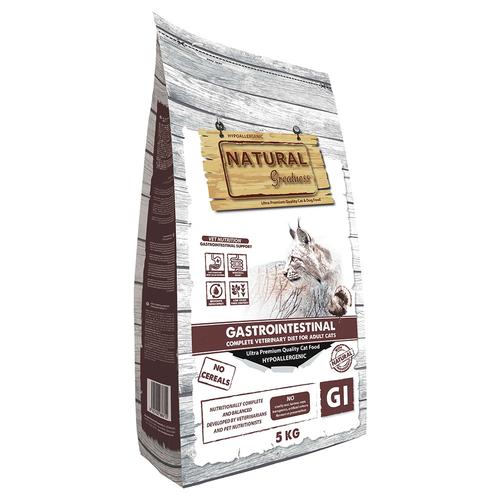 Sparpaket: 2x5kg Natural Greatness Diet Vet Gastrointestinal Katzenfutter trocken