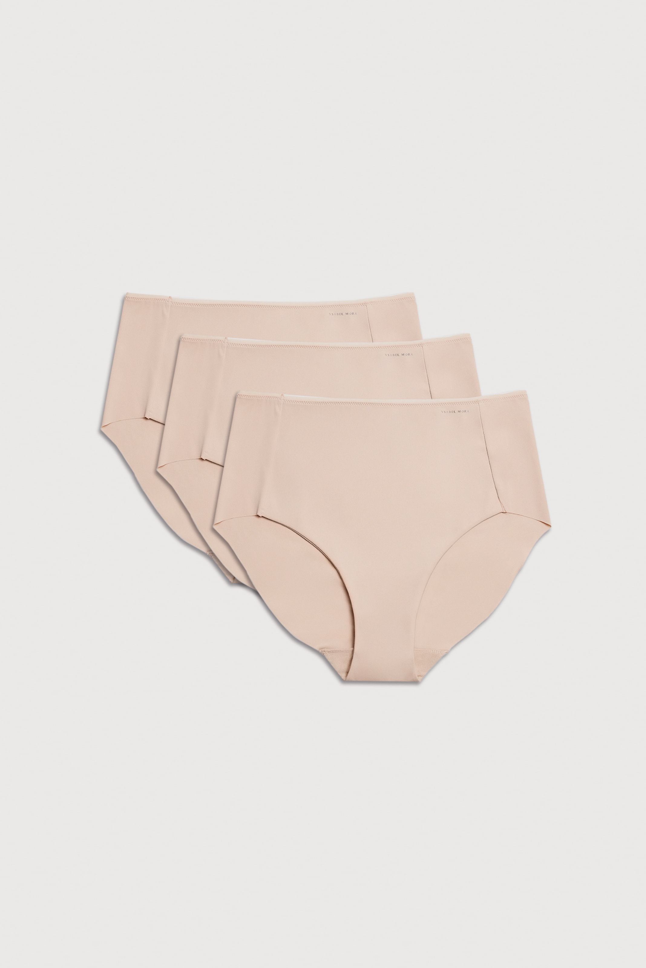 Shapingslip YSABEL MORA, Damen, Gr. L, beige (natur), Obermaterial: 75% Polyamid, 25% Elasthan, unifarben, Unterhosen, aus verstärktem Material und mit bedeckter, hochgeschnittener Passform Image