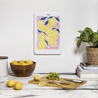 Emanuela Carratoni Fresh Lemons Cutting Board - Rectangle