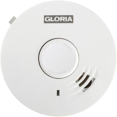 R-10 Rauchwarnmelder inkl. 10 Jahres-Batterie batteriebetrieben (ø x h) 104 mm x 40 mm - Gloria Image