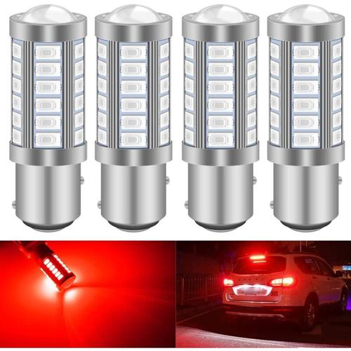 Rot 1157 BAY15D P21/5W 5630 33SMD Auto-LED-Lampen Canbus 900LM Superhelles hinteres Bremslicht