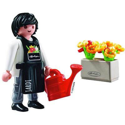 Dekofigur Playmobil® Gärtner Mini Gartenzwerg - Lechuza