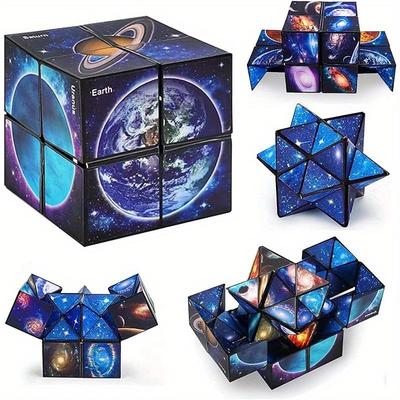 Infinity Star Cube Fidget Toy - Educational, Stress-Relieving, Handheld Puzzle for Christmas, Thanksgiving Day, New Year's Gift, Halloween Gift, and All Occasions