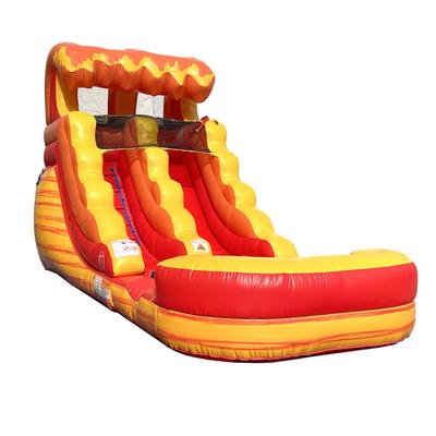 Pogo Bounce House Inflatable Water Slide (Without Blower) - 21' x 9' x 12' Backyard Inflatable Slide for Summer Fun - Slide with Water Pool for Kids -