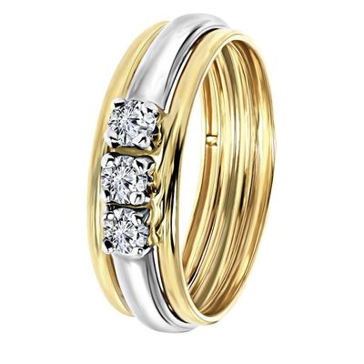 Lucardi Ringe 9 carat 375 Gold - 62mm Damen Image
