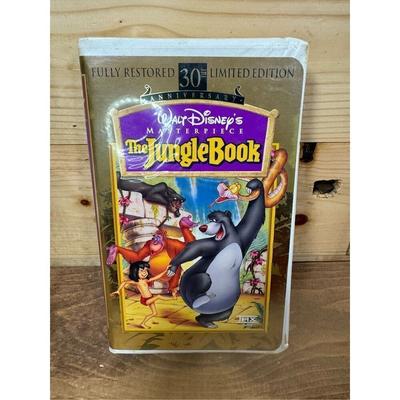 Disney Other | Disney's The Jungle Book Vhs 30th Anniversary Fully Restored Limited Edition Mas | Color: Blue | Size: Os