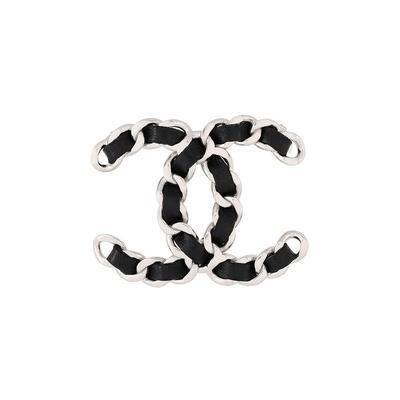 Chanel Brooch: Black Jewelry