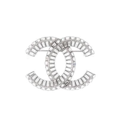 Chanel Brooch: White Jewelry