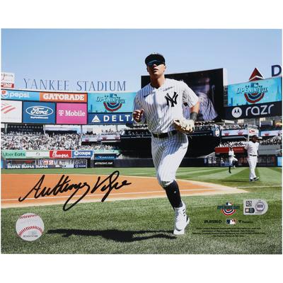 Anthony Volpe, New York Yankees, signiertes Eröffnungstagsfoto, 20,3 x 25,4 cm Image