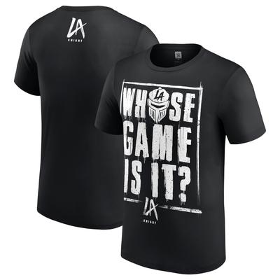 WWE LA Knight Whose Game Is It? T-Shirt - Schwarz - Herren Image