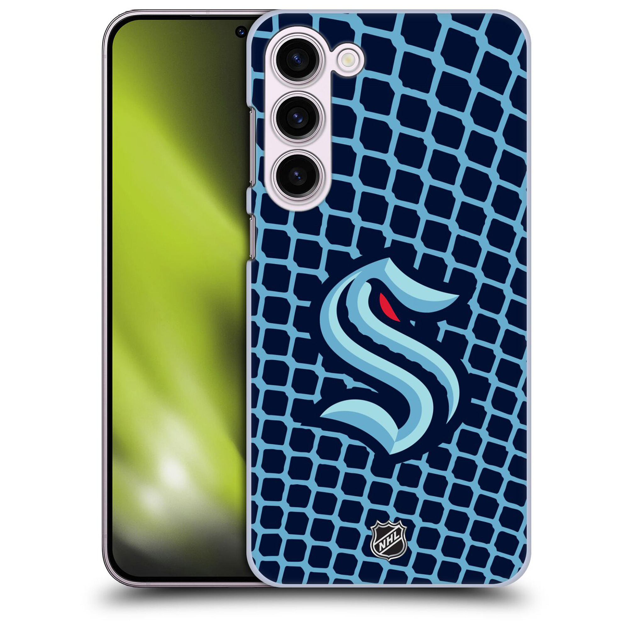 Seattle Kraken NHL Net Pattern Grafik Phone Case - Samsung Image