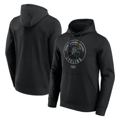 The Olympic Collection Radsport-Piktogramm-Kapuzenpullover – Schwarz – Unisex Image