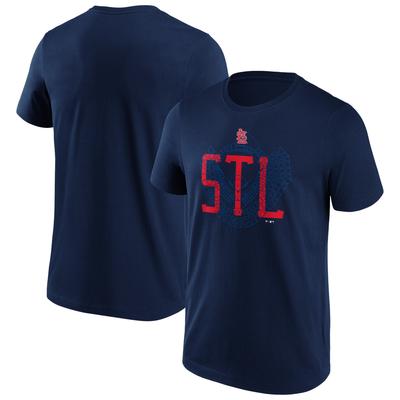 St. Louis Cardinals Hometown Graphic T-Shirt – Marineblau – Herren Image