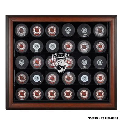 Braune Vitrine für 30 Pucks der Florida Panthers Image