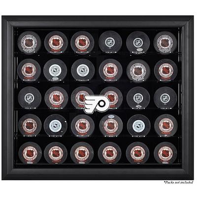 Schwarze Vitrine für 30 Pucks der Philadelphia Flyers Image