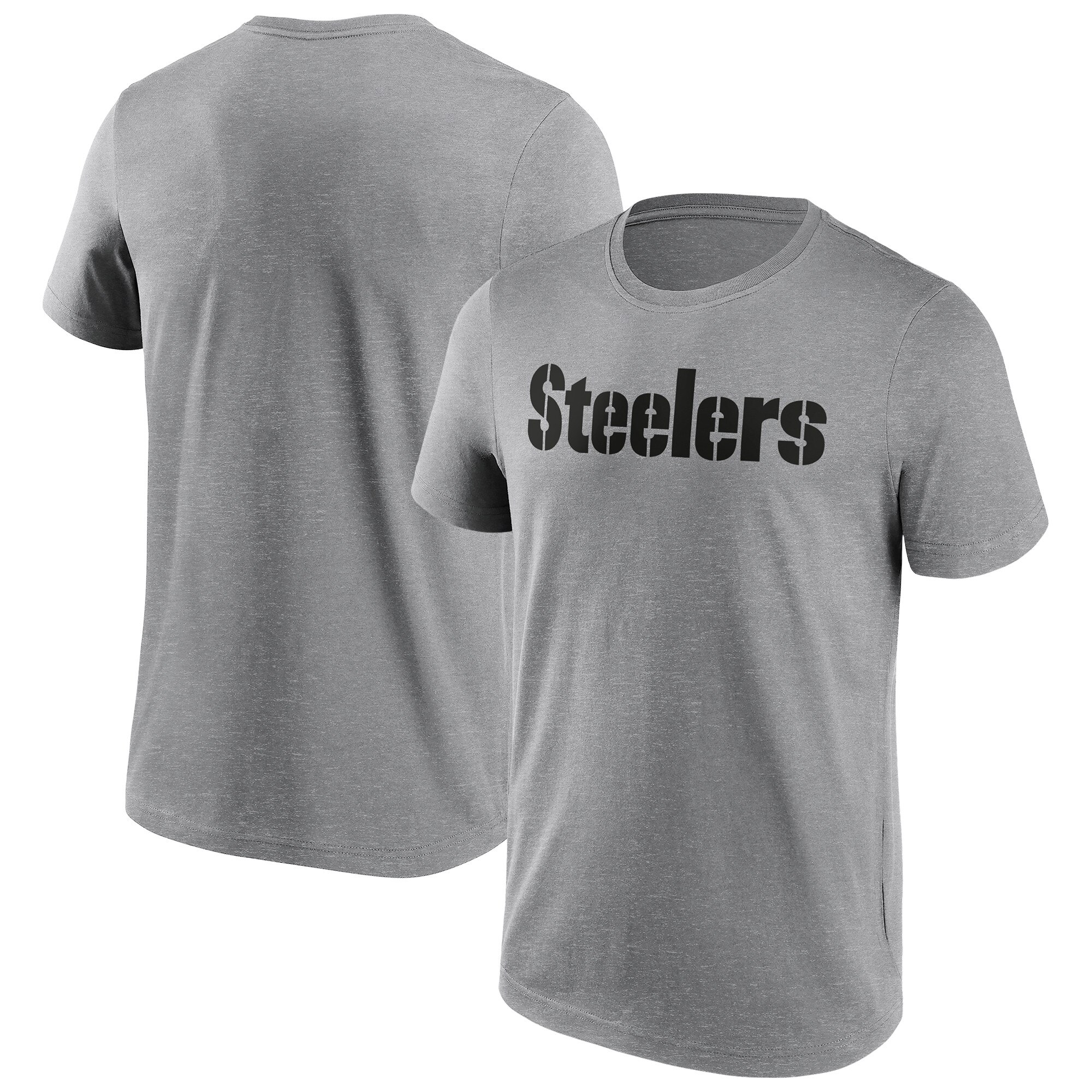 Pittsburgh Steelers T-Shirt mit neutraler Farbe und Wortmarke - Herren Image