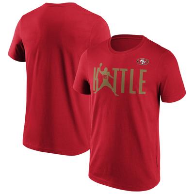 San Francisco 49ers George Kittle Checkdown Player T-Shirt - Herren Image