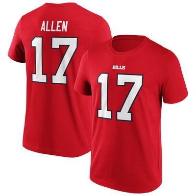 Buffalo Bills Alternate Name & Number T-Shirt - Josh Allen - Herren Image