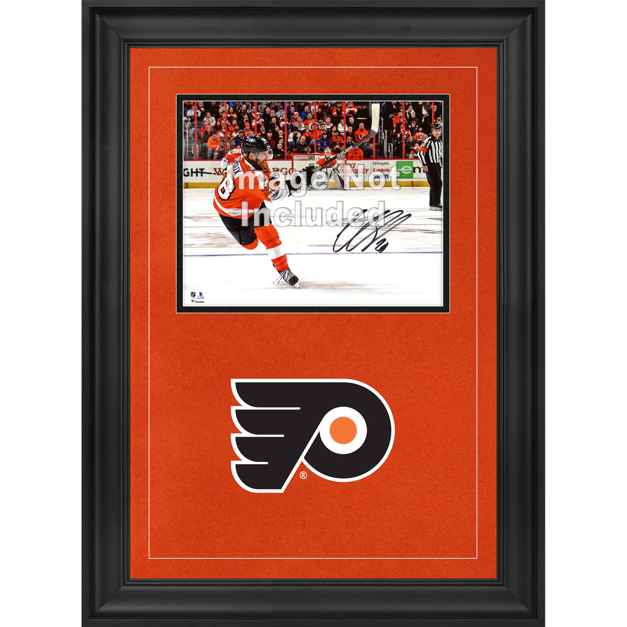 Philadelphia Flyers Deluxe-Fotorahmen im Querformat, 20,3 x 25,4 cm, mit Team-Logo Image