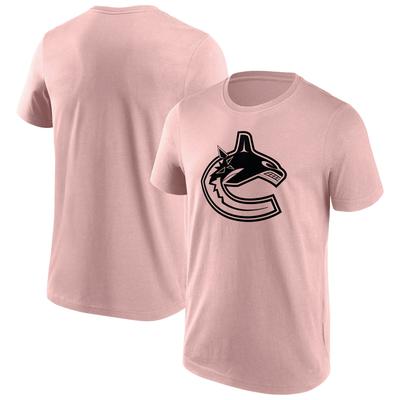 Vancouver Canucks Fanatics Branded Fashion Color Logo T-Shirt - Pink - Herren Image