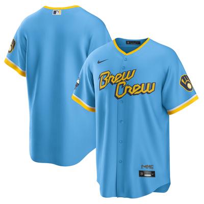 Milwaukee Brewers Nike Offizielles Replica City Connect Trikot – Herren Image