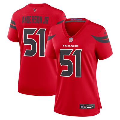 Houston Texans Nike Game Ausweichtrikot - Rot - Will Anderson Jr. - Damen Image