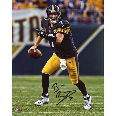 Signiertes Foto von Ben Roethlisberger von den Pittsburgh Steelers, 20,3 x 25,4 cm, Hochformat Image
