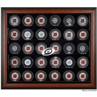 Carolina Hurricanes Vitrine für 30 Pucks, Braun Image