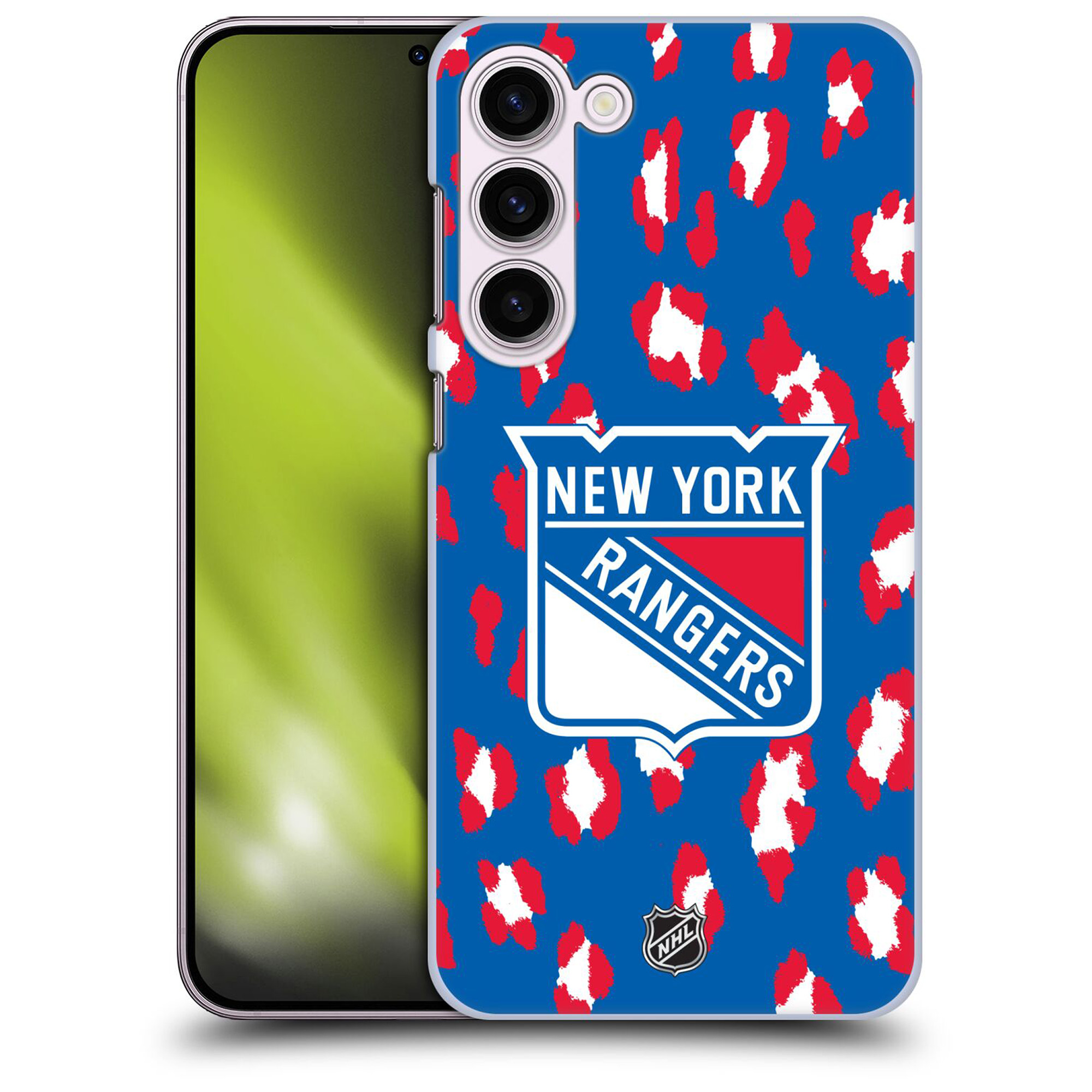 New York Rangers NHL Leopard Grafik Phone Case - Samsung Image