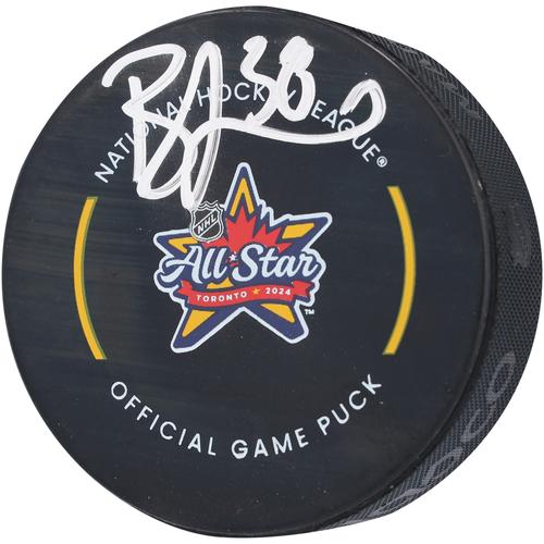 Boone Jenner Columbus Blue Jackets Signierter 2024 NHL All-Star Game Offizieller Spielpuck