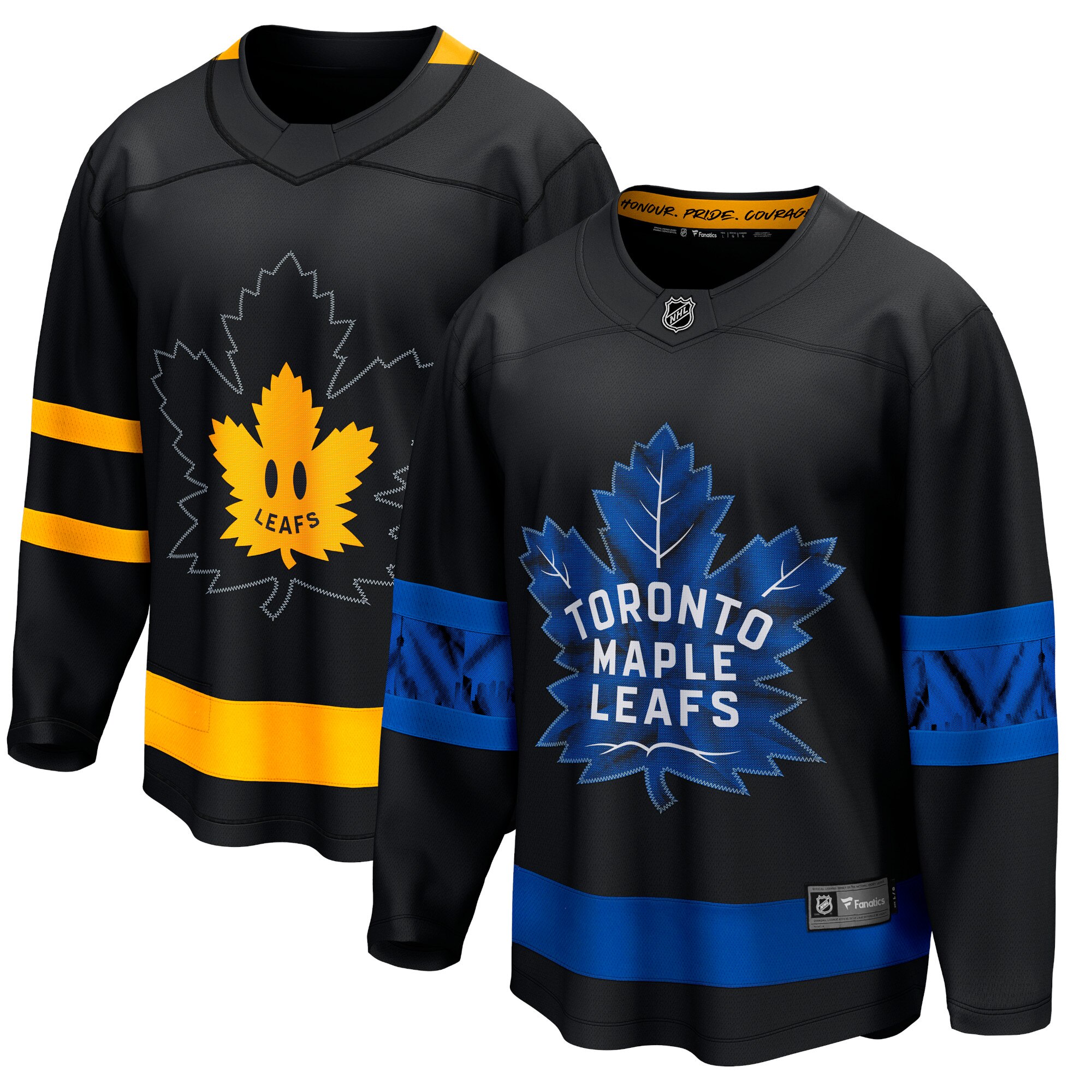 Toronto Maple Leafs Fanatics Branded Alternate Premier Breakaway Wendetrikot – Schwarz – Herren Image