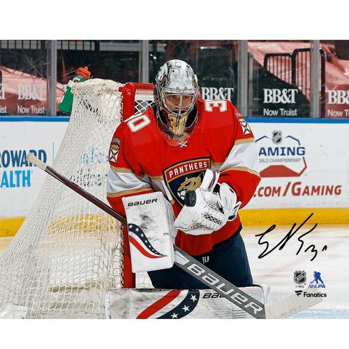 Signiertes NHL-Debütfoto der Florida Panthers von Spencer Knight, 20,3 x 25,4 cm