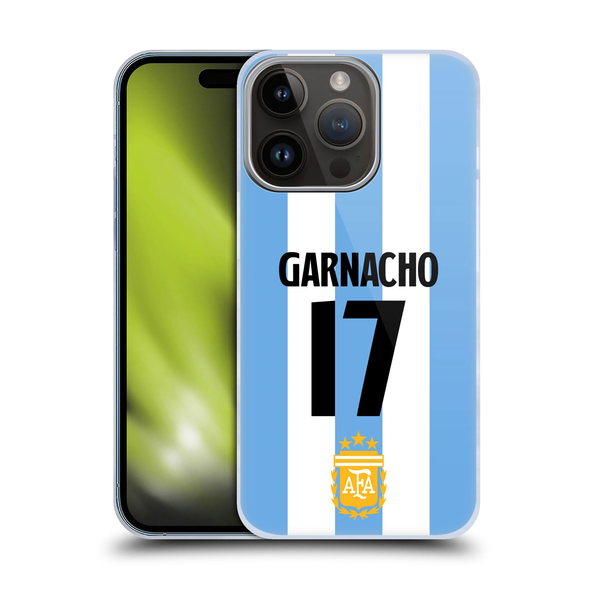 Argentinien Alejandro Garnacho Name und Number Phone Case - iPhone Image