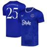 Everton Castore Heimtrikot 2024-25 mit Aufdruck Goodison 25 und Goodison Park Gedenkaufnäher