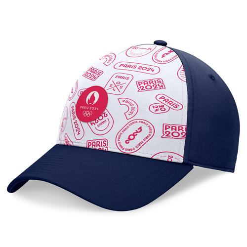 Paris 2024 Olympics 5 Panel Stretch Kappe - Marineblau