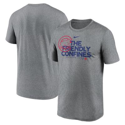 Chicago Cubs Local Rep Legend Performance-T-Shirt für Herren in meliertem Anthrazit von Nike Image