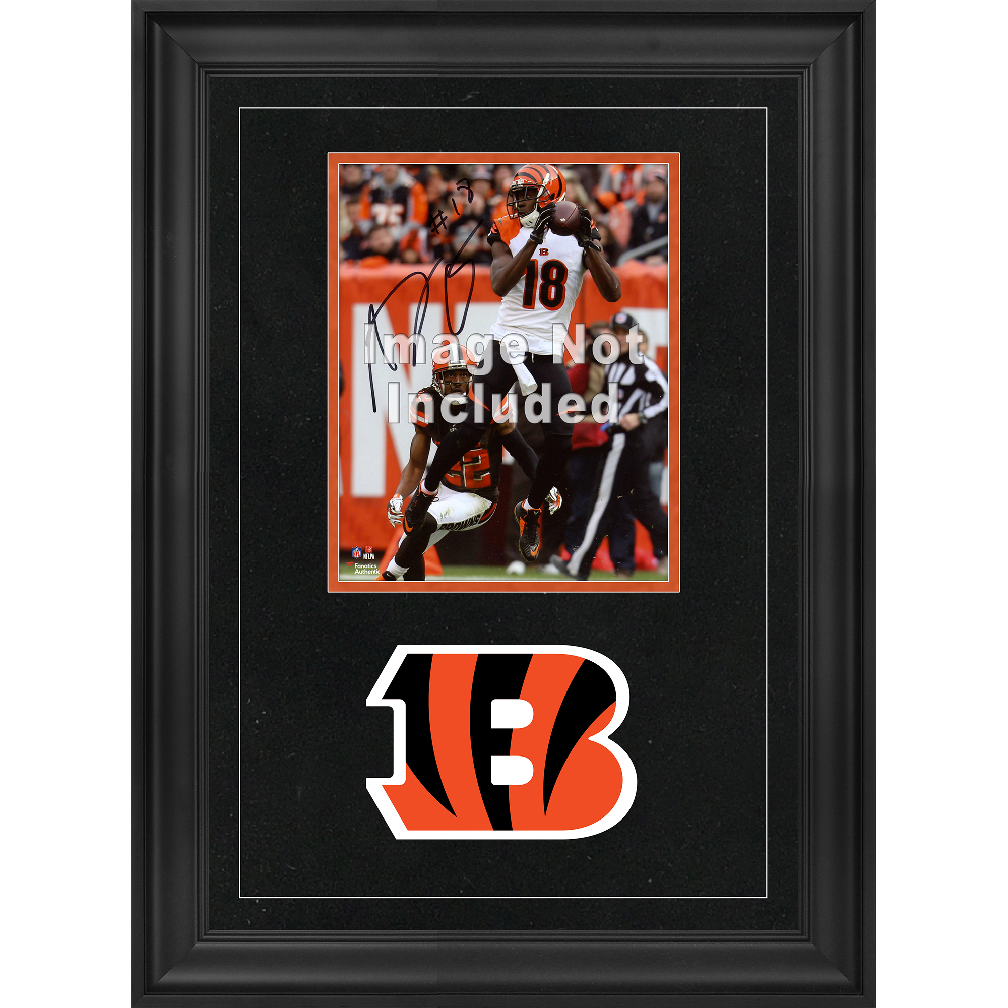 Cincinnati Bengals Deluxe-Fotorahmen im Hochformat, 20,3 x 25,4 cm, mit Team-Logo Image