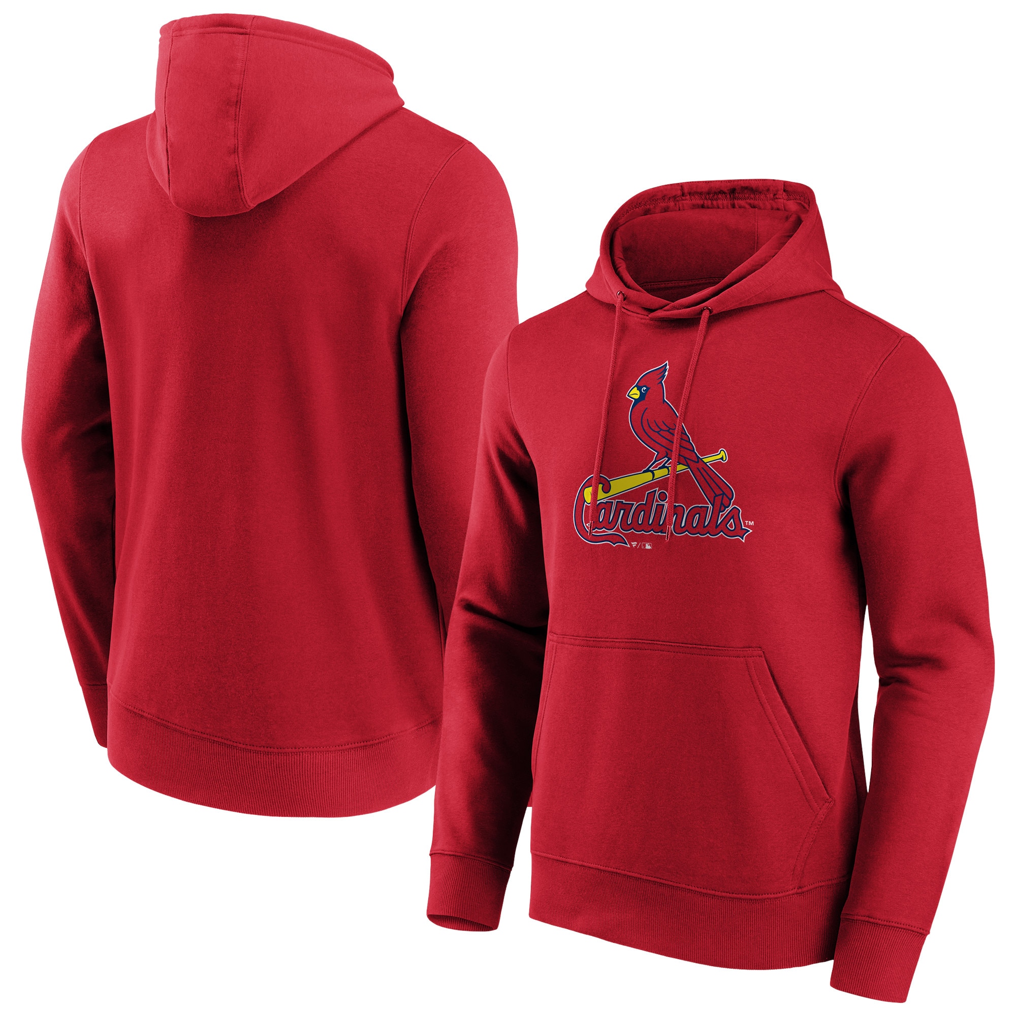St. Louis Cardinals Iconic Primary Color Logo Graphic Hoodie – Herren Image